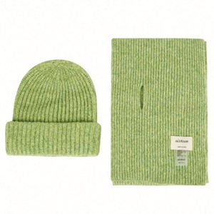 Conjunto de Gorro y Bufanda de Punto Cálidos para Invierno, Personalizados al por Mayor, con Bordado 3D, para Uso en la Playa y Negocios, Logotipo Personalizado Disponible - Product Image 2