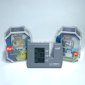 Boîte en étain Pokemon de conception personnalisée SHP, boîte de présentation en acrylique transparente octogonale pour boîte en étain TCG Pokemon <span class=keywords><strong>Go</strong></span> avec couvercle magnétique - Product Image 5
