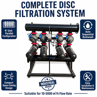Filtro de Disco Compacto Personalizado de Metal Q234 SS304 con Autolimpieza y Ahorro de Agua para Riego