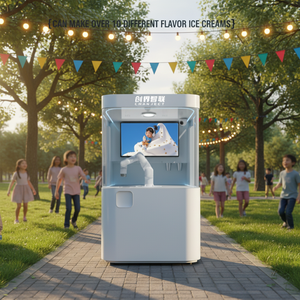 เครื่องทำไอศกรีมอั<span class=keywords><strong>จ</strong></span>ฉริยะเชิงพาณิชย์ ระบบทำความเย็นอั<span class=keywords><strong>จ</strong></span>ฉริยะ เหมาะสำหรับภูมิอากาศเขตร้อน อุ<span class=keywords><strong>ป</strong></span>กรณ์ทำขนมหวานประสิทธิภาพสูง - Product Image 2