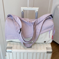 Sac de sport personnalisé pour femmes et hommes, séparation sec/humide, sac de voyage léger 330g, compartiment pour chaussures de sport, logo personnalisé, sac de week-end