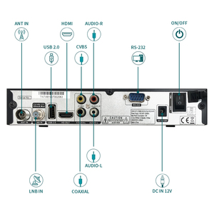 Tntstar TNT-X8 mới Combo DVB-S2X/T2/C được xây dựng trong thu truyền hình vệ tinh V8 DTH món ăn Set Top Box Walkie Talkie tone Bộ giải mã - Product Image 5