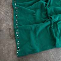 Pantalons sur mesure pour hommes grande taille, pantalons en coton lourd, pantalons à jambes larges, pantalons de survêtement baggy avec strass pour hommes
