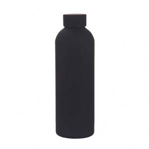 Bouteille isotherme personnalisée avec logo, mélange de couleurs, bouteille d'eau chaude en caoutchouc, gourde sportive isolée sous vide, thermos - Product Image 2