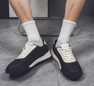 Nouvelles baskets classiques rétro pour hommes 2025 |   Chaussures décontractées à design ajouré |   Chaussures de skate vintage en cuir véritable avec semelle en caoutchouc - Product Image 5