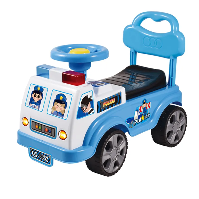 Toys Cartoon Car BB Steering Wheel Car Toys For Kids Push Hand Baby Walker Ride On Car Toys Kids
