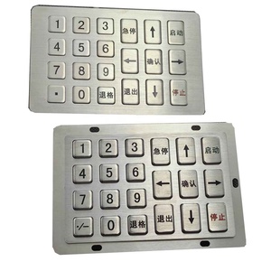LK <span class=keywords><strong>keypad</strong></span> logam USB besi tahan karat 21 tombol - Product Image 1