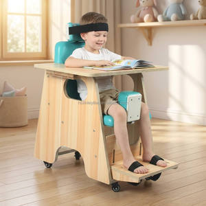 Système de siège thérapeutique en bois réglable pour enfants, multifonctionnel, pour enfants ayant des besoins spéciaux, fauteuil de réadaptation pour enfants handicapés - Product Image 1