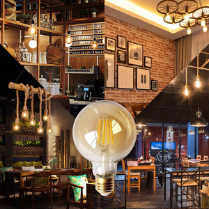 Chất lượng cao 6 Wát <span class=keywords><strong>E27</strong></span> Hot Bán <span class=keywords><strong>Globe</strong></span> Shape <span class=keywords><strong>Led</strong></span> <span class=keywords><strong>Bulb</strong></span> G95 bóng đèn <span class=keywords><strong>LED</strong></span> filameng ánh sáng Retro từ Trung Quốc, được sử dụng ngoài trời hoặc trong nhà - Product Image 6