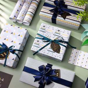 Rollo de papel de regalo para gatitos de cumpleaños-Papel Kraft blanco 80gsm | 17x118 pulgadas (43x300cm) | Embalaje de regalo personalizado al por mayor a granel - Product Image 4