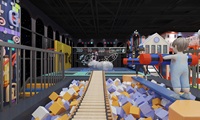 Eco-Pioneer Aire de jeux intérieure Mur d'escalade pour la petite enfance Zone d'exploration sensorielle recyclable en bois naturel pour la petite enfance