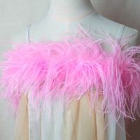 Plume d'autruche Boa pour la maison fête mariage décor de noël bricolage artisanat vêtements Costume danse robe Cosplay accessoire