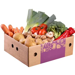 Caixa De Apple Kiwi Banaan Groenteverpakkingen Verzending Dozen Landbouw Pakket Fruitverpakking Doos