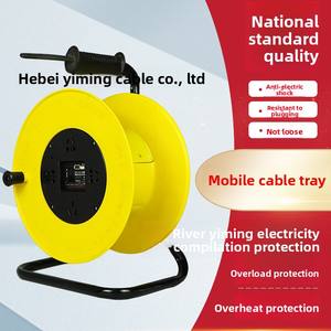 بكرة بلاستيكية هندسية S315 بكرة فارغة مقاومة للإسقاط سلك لف Cee ذكر نهاية الاتحاد الأوروبي قابس للمعدات الصناعية - Product Image 3