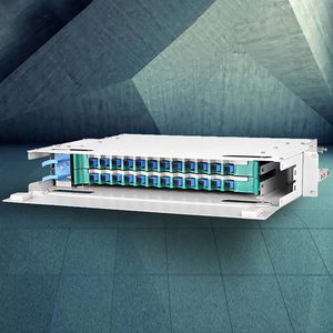 Rack Mount ODF Fiber Distribution Frame 24 Port SC Modular Steel Panel Easy Splicing Tray Compact Patch <b>Cabinet</b> POE GSM 19 Inch - Product Image 2