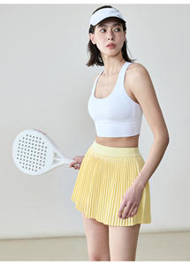 OEM/ODM personalizado de alta cintura entrenamiento <span class=keywords><strong>tenis</strong></span> gimnasio desgaste Golf falda mujeres gimnasio desgaste plisado <span class=keywords><strong>tenis</strong></span> falda con bolsillo - Product Image 2