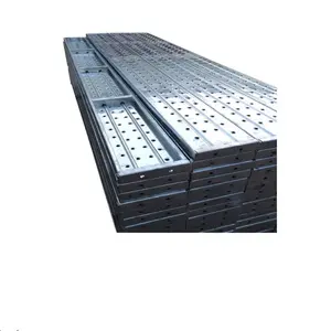 Planche d'escalier en acier, planche à ressort galvanisée, passerelle en acier, planche en acier, plate-forme BS1139