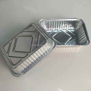 ถาดอลูมิเนียมฟอยล์ทรงสี่เหลี่ยมผืนผ้า8.5*6 "1000มล. ภาชนะใส่อาหารไมโครเวฟพร้อมกล่องอาหารกลางวันขนาด220*154*58มม. - Product Image 2