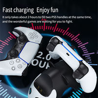 Station de charge rapide pour deux manettes PS5 AOLION AL-P5030, support en ABS noir et blanc, accessoires de jeu