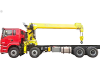 Grue télescopique montée sur camion 12-16T 8x4 pour le chargement et le déchargement de marchandises
