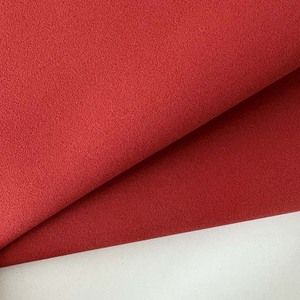 Dhm chất lượng tốt cao độ bền màu PU và polyester 0.8 mét vải da lộn vải cho giày - Product Image 1