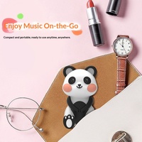 Nouvel Animal de Dessin Animé pour Enceinte Sans Fil, Mini Mignon Panda Renard Oiseau Chat, Jambes Extensibles Anti-Chute Multifonctionnel