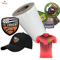 Lembaran Film Vinyl 3D Puff Qinyu untuk Transfer Panas Suhu Tinggi dan Rendah pada Pakaian, Sepatu, Kemasan, Ukuran Kustom, Bahan TPU & PU