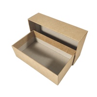 Boîte cadeau rigide de luxe en deux parties, boîte en papier kraft personnalisée, emballage cosmétique, boîte à bijoux, boîte rigide avec couvercle et base pour bague, collier