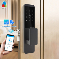 Cerradura Inteligente para Puerta de Hotel TTlock, Almacenamiento en la Nube por Aplicación, Aleación de Aluminio y Acero, Código de Acceso por Tarjeta, Fácil Instalación, Ecológica
