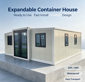 Casa Móvil Prefabricada Plegable <span class=keywords><strong>Tony</strong></span> House de 20 pies sobre Ruedas, Cabaña de 4 Dormitorios con Contenedor de Almacenamiento - Product Image 1