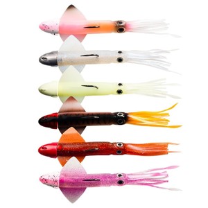 Leurre souple en forme de calamar, lumineux, UV, coulant, 120-250g, pour la pêche au jigging en haute mer, la pêche au thon et au amberjack - Product Image 1