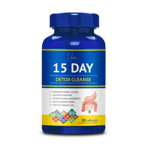 Yetişkin ve gençler için özel etiket doğal detoks temizlemek takviyesi-15 gün bitkisel kolon temiz kapsüller bağırsak sağlık faydaları - Product Image 1