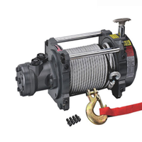 Treuil électrique robuste en acier pour 4x4 avec câble en acier, commande sans fil, 12V 24V, 12000lbs, pour camions tout-terrain 4x4