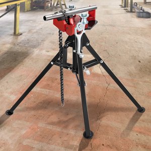 H404 Étau à chaîne pour tuyaux, étau à chaîne trépied pour soutenir les tuyaux de 1 à 6 pouces - Product Image 2