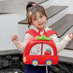 Nouveau <span class=keywords><strong>Sac</strong></span> à Dos Scolaire en <span class=keywords><strong>Forme</strong></span> de Voiture, Imperméable, en Matériau EVA, Adorable <span class=keywords><strong>Sac</strong></span> à Livres Lapin pour Filles de Maternelle - Product Image 3