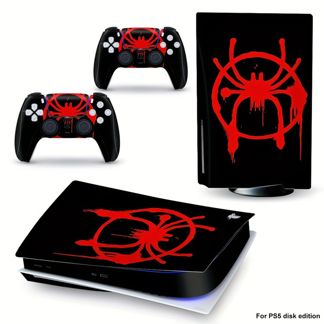 PVC Skin Sticker Decal for PS5 Console and Controllers Anti-Scratch and Bubble-Proof