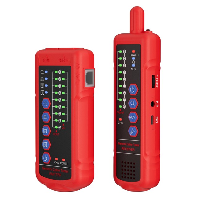 Continuity Fault Test Meter High Quality RJ11 RJ45 Cat5 Cat6 Telephone Wire Tracker LAN Network Cable Testers Line Finder