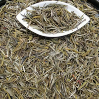 Teh Hijau Jasmine Silver Tip dengan Aroma Bunga Melati, Teh Hijau Yin Zhen Jarum Perak Beraroma Melati, Teh Hijau Jarum Perak Campuran Melati
