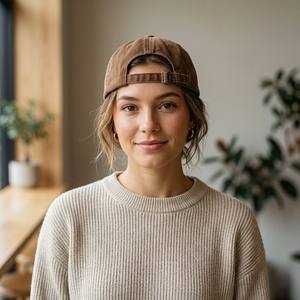 Casquette de baseball 6 panneaux marron café de qualité supérieure, en coton lavé, avec logo de marque personnalisé, casquette de papa unisexe de haute qualité, chapeau de soleil sportif, vente en gros - Product Image 6