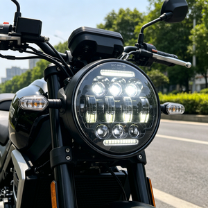 LELANPU Accessori per Moto Street Glide, Fari a LED per Harley Davidson, <span class=keywords><strong>Royal</strong></span> <span class=keywords><strong>Enfield</strong></span>, Roadking, Springer - Product Image 1