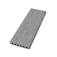 Planches de terrasse en WPC écologiques 140x25, aspect bois, composite, imperméables, antidérapantes, double verrouillage pour jardin, extérieur, parc