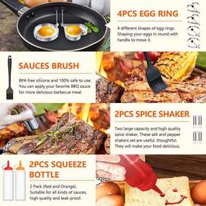 Ensemble complet d'accessoires de <span class=keywords><strong>barbecue</strong></span> en acier inoxydable pour grillades - Product Image 6