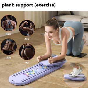 Tabla de Pilates para Entrenamiento en Casa, 6 en 1, Portátil y Plegable, Máquina de Pilates Reformer, Tabla con Rodillos, Equipo de Pilates - Product Image 4
