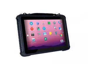 T910-AQ16 Tablet PC 10.1 pouces sans fil robuste 2D barcode scanner pda IP65 RFID NFC GPS android Comprimés d'empreintes digitales étanche