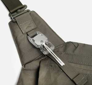 Bolso Bandolera Impermeable Verde Claro de Material X-Pac para Viaje, con Compartimento para Pasaporte, Teléfono, Cartera y Llaves - Product Image 3