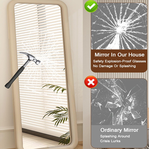 Full Length <b>Mirror</b> Freestanding 180cm Tall Standing <b>Mirror</b> for Bedroom Dressing Room - Product Image 6