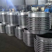 Tubería corrugada de acero inoxidable, compensador corrugado de metal, utilizado para sistemas HVAC
