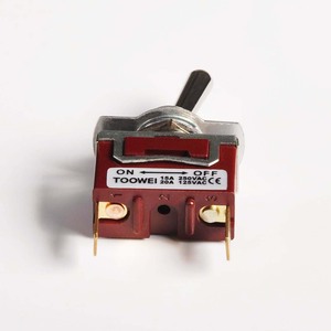 On-off Heavy Duty kim loại toowei cổ điển dpdt chuyển đổi chuyển đổi điện rocker - Product Image 4