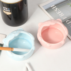 Futeng ที่เขี่ยบุหรี่เซรามิกลายการ์ตูนน่ารักขนาดใหญ่สำหรับใช้ในร้านอาหารของขวัญสำหรับผู้ชาย - Product Image 5