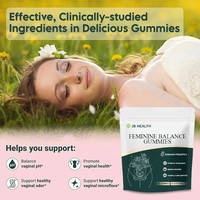 Gummies personnalisées sans sucre à l'ananas, vitamine C et probiotiques pour l'équilibre du pH féminin et l'amélioration de la densité osseuse, 181g, OEM
